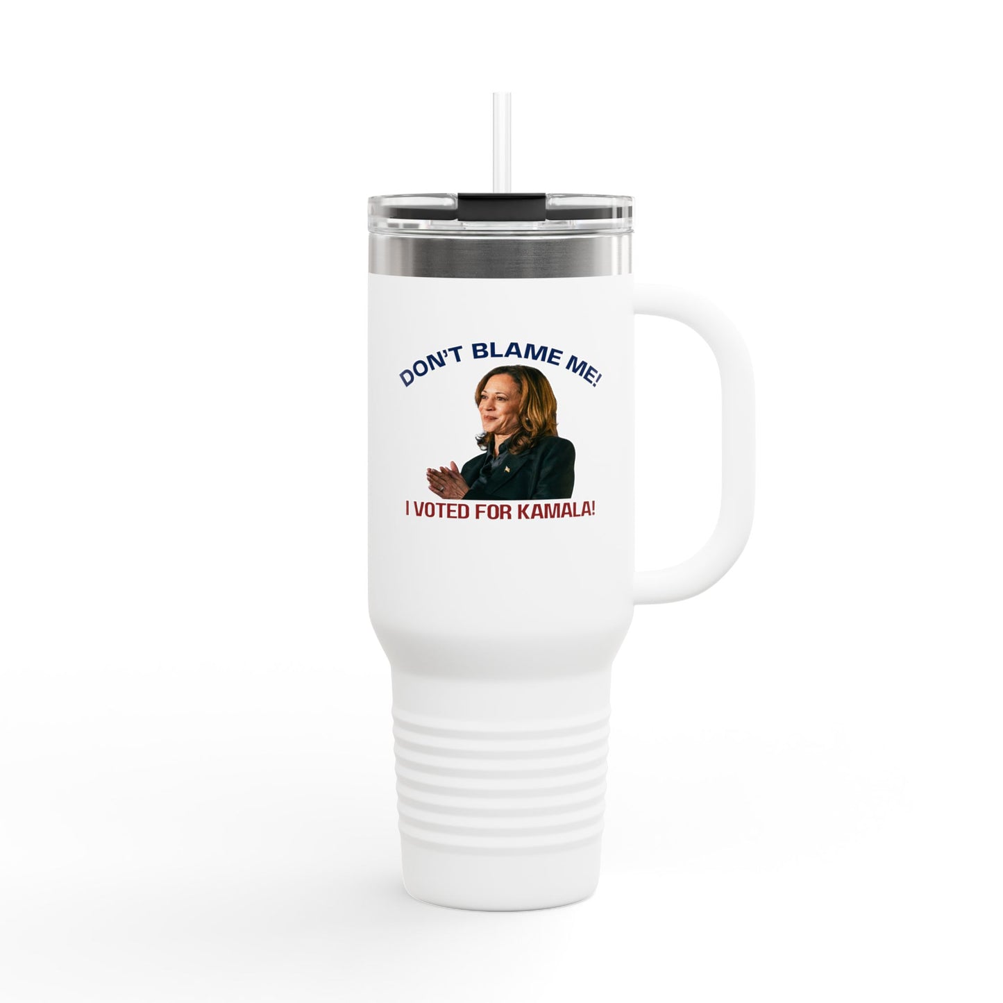 40oz Insulated Travel Mug - 'I Voted for Kamala!'