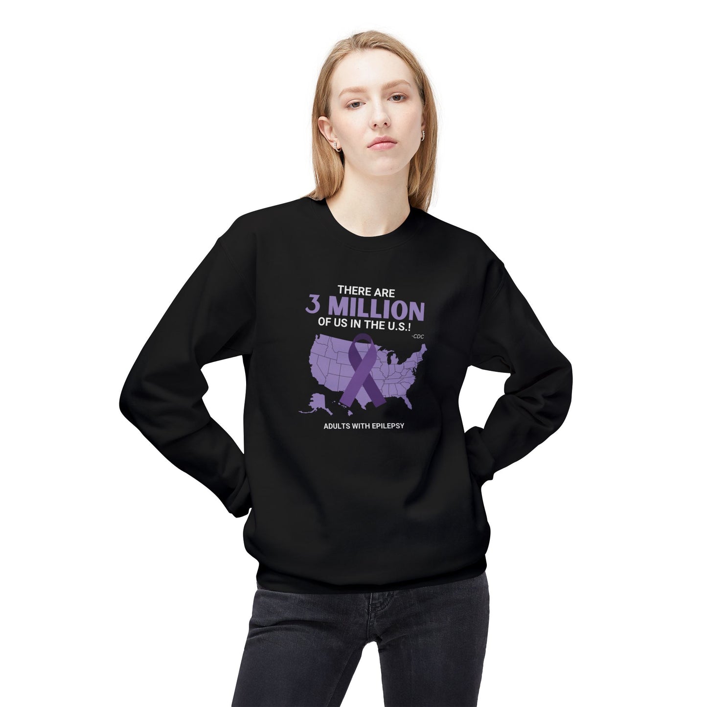 3 Million of Us Softstyle Fleece Crewneck Sweatshirt