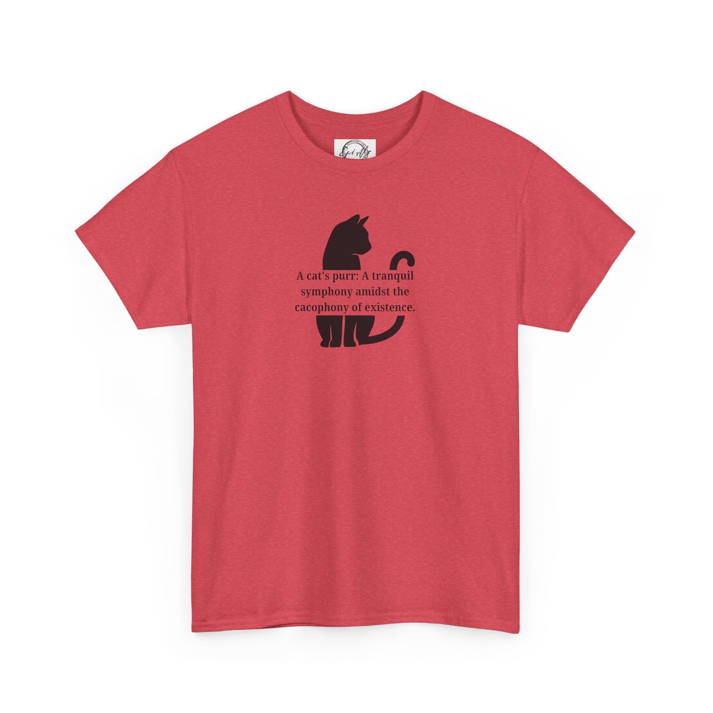 Purr Prose: Cacophony of Life Unisex Heavy Cotton Tee