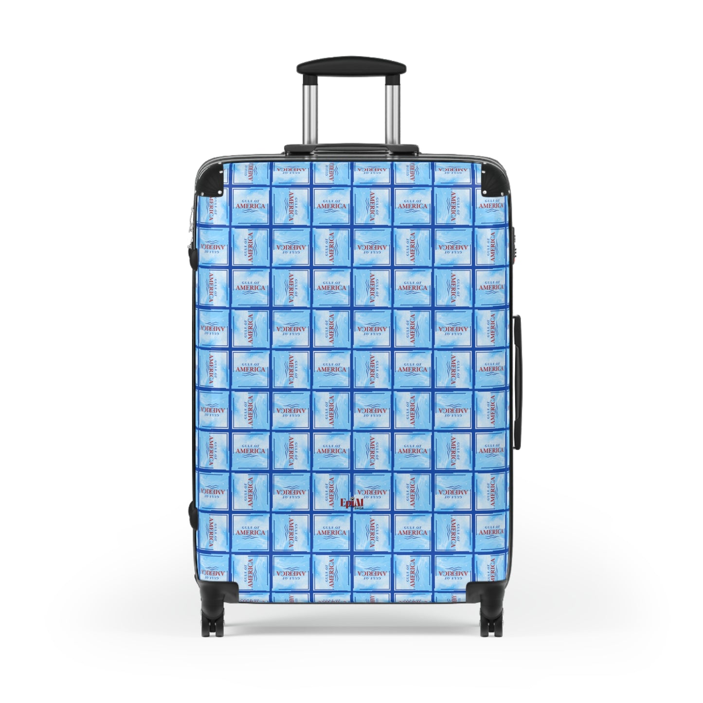 Gulf of America Patterned Suitcase