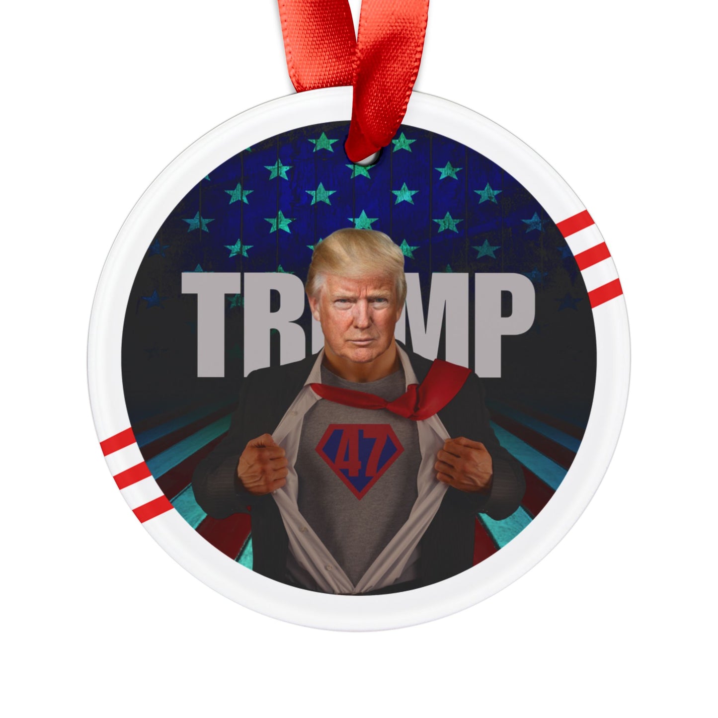 Trump is Back 47 Acrylic Ornament with Ribbon