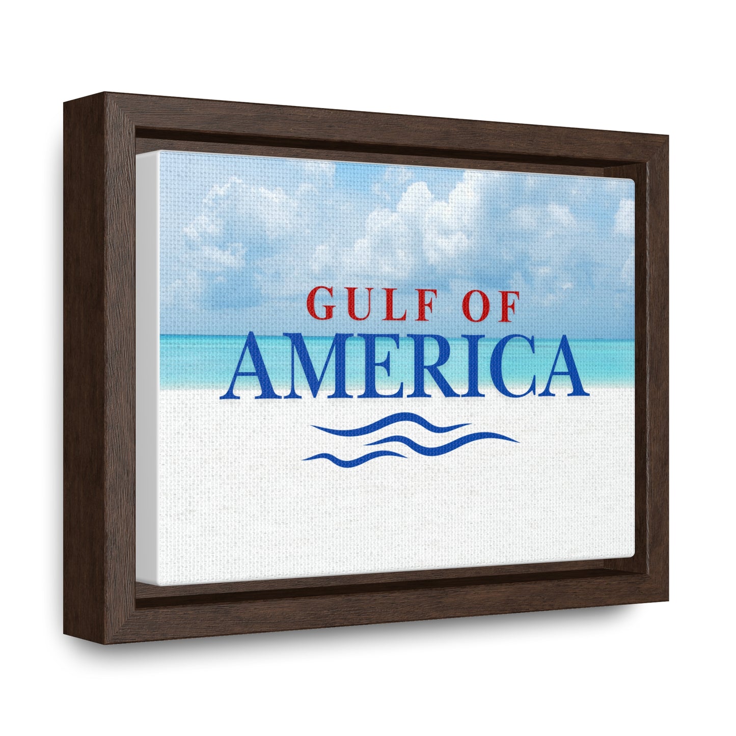 Gulf of America Canvas Wrap - Coastal Wall Art for Beach Lovers