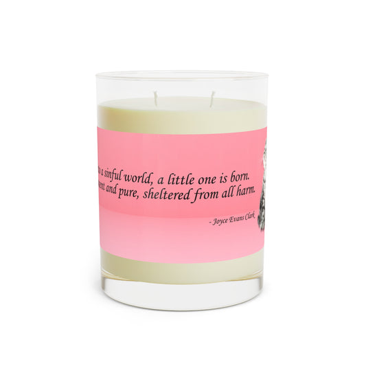 A Little One is Born Scented Candle - Full Glass, 11oz