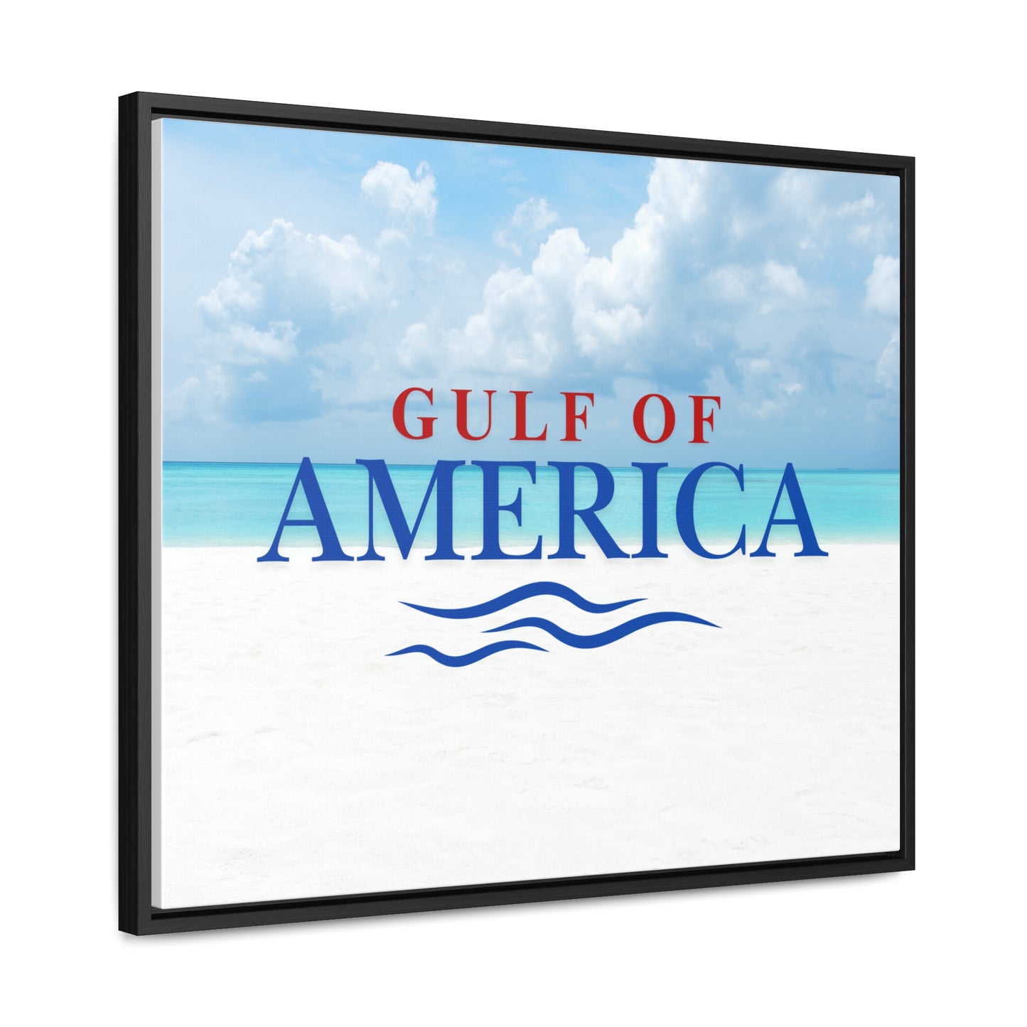 Gulf of America Canvas Wrap - Coastal Wall Art for Beach Lovers