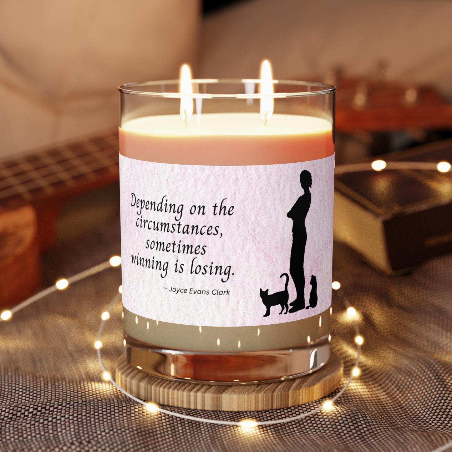 Winning is Losing Scented Candle - Full Glass, 11oz