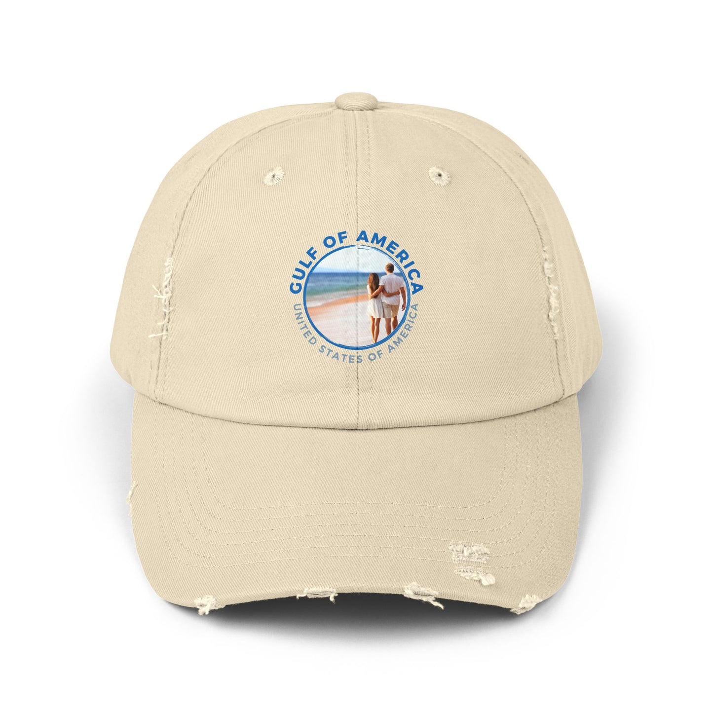 Gulf of America Unisex Distressed Cap