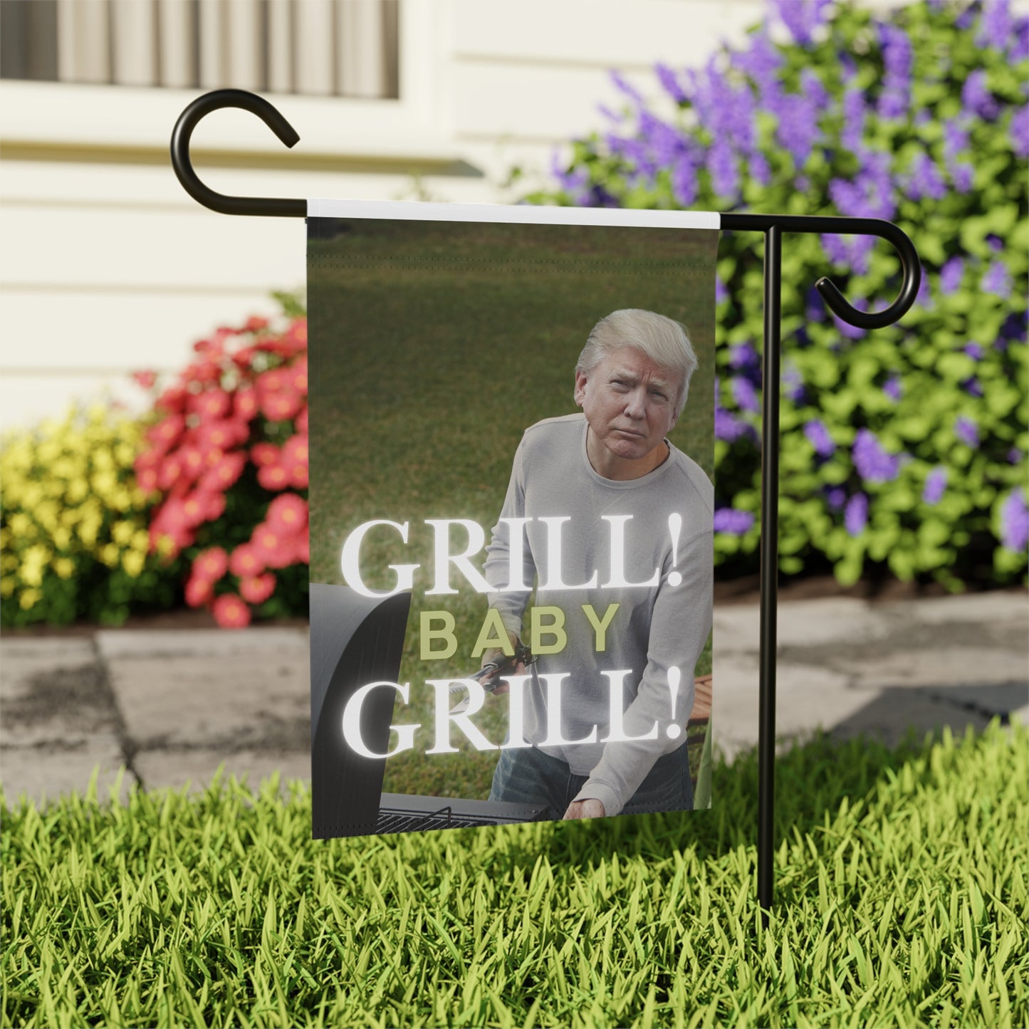 Trump Grill Baby Grill Garden & House Banner