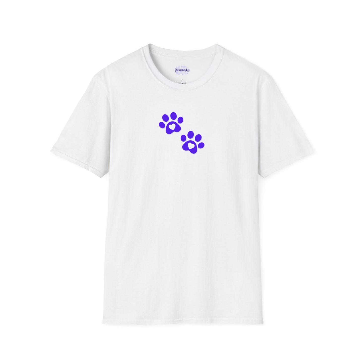 Hearty Paws Unisex Softstyle T - Shirt - T - Shirt - Epileptic Al’s Shop