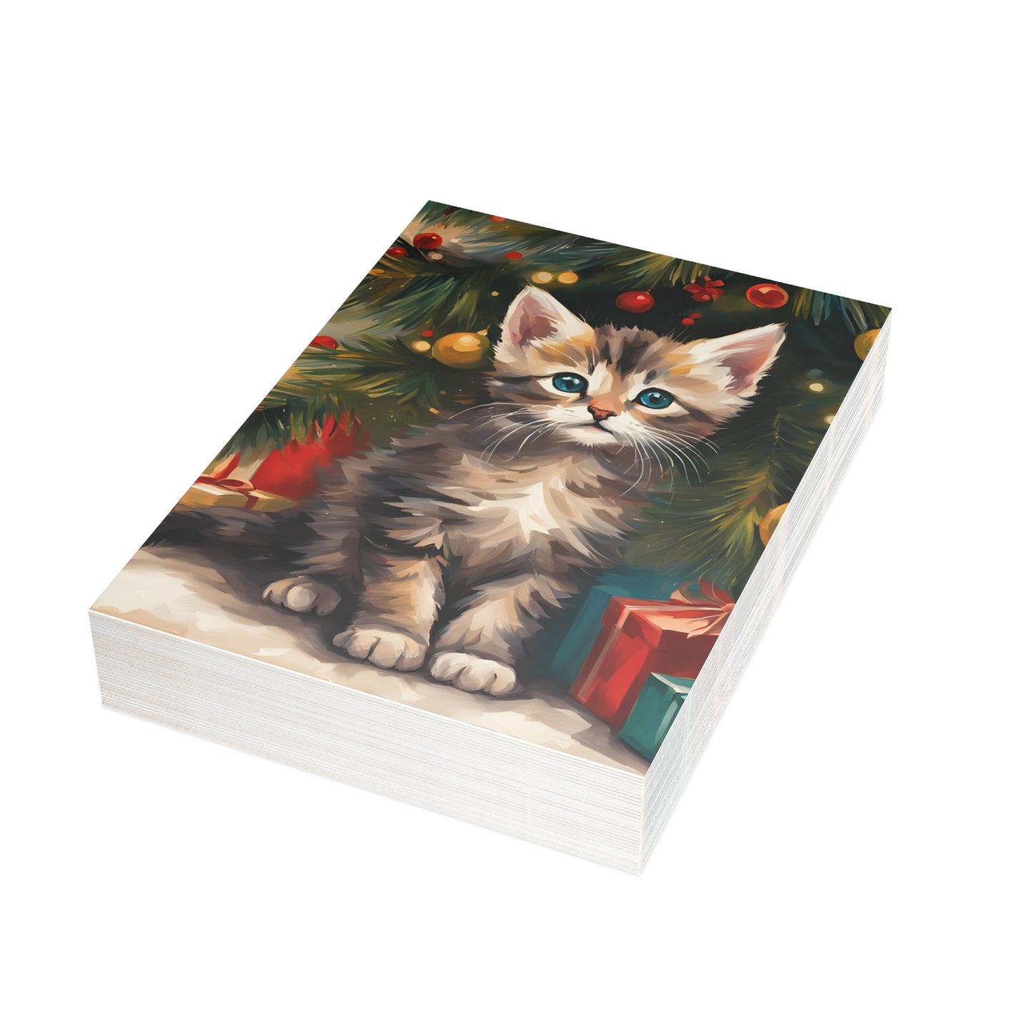 Kittenly Christmas Postcard Bundles (envelopes included)