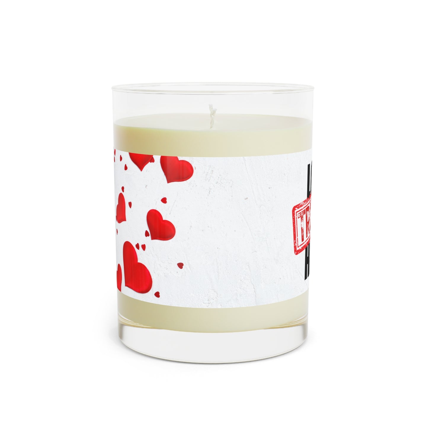 Love Trumps Hate Scented Candle - Full Glass, 11oz