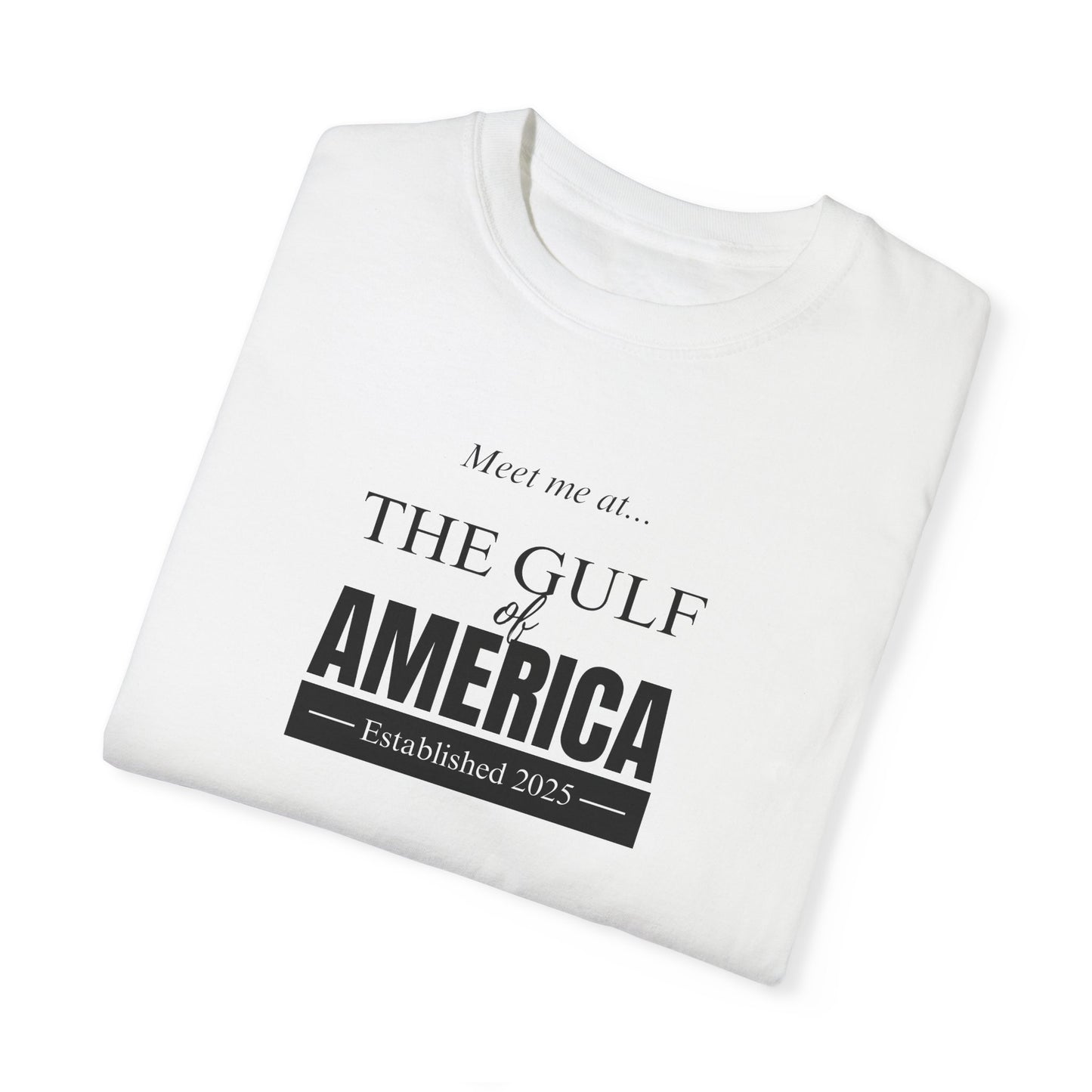 Gulf of America Unisex Garment-Dyed T-Shirt - Casual Summer Style