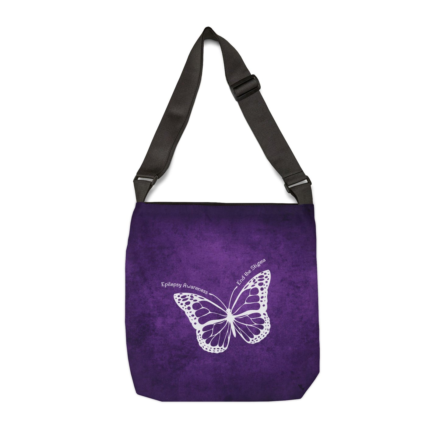 Epilepsy Awareness Adjustable Tote Bag - End the Stigma