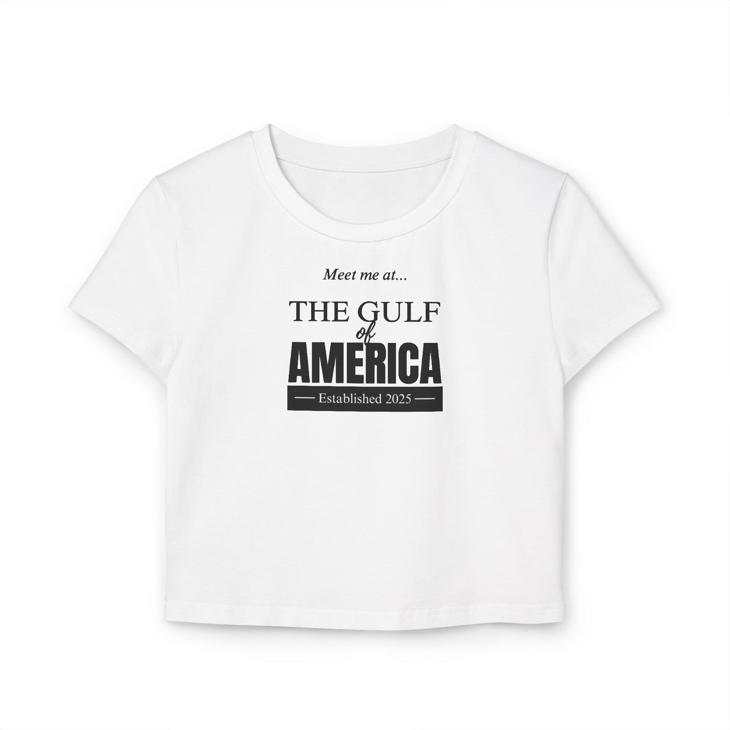 The Gulf of America Women's Baby Tee