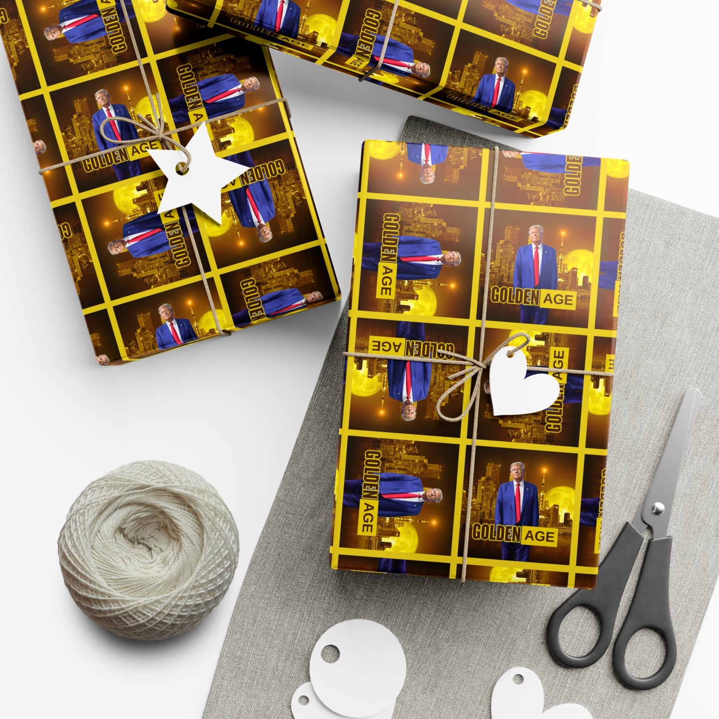 Trump Golden Age Gift Wrap Papers