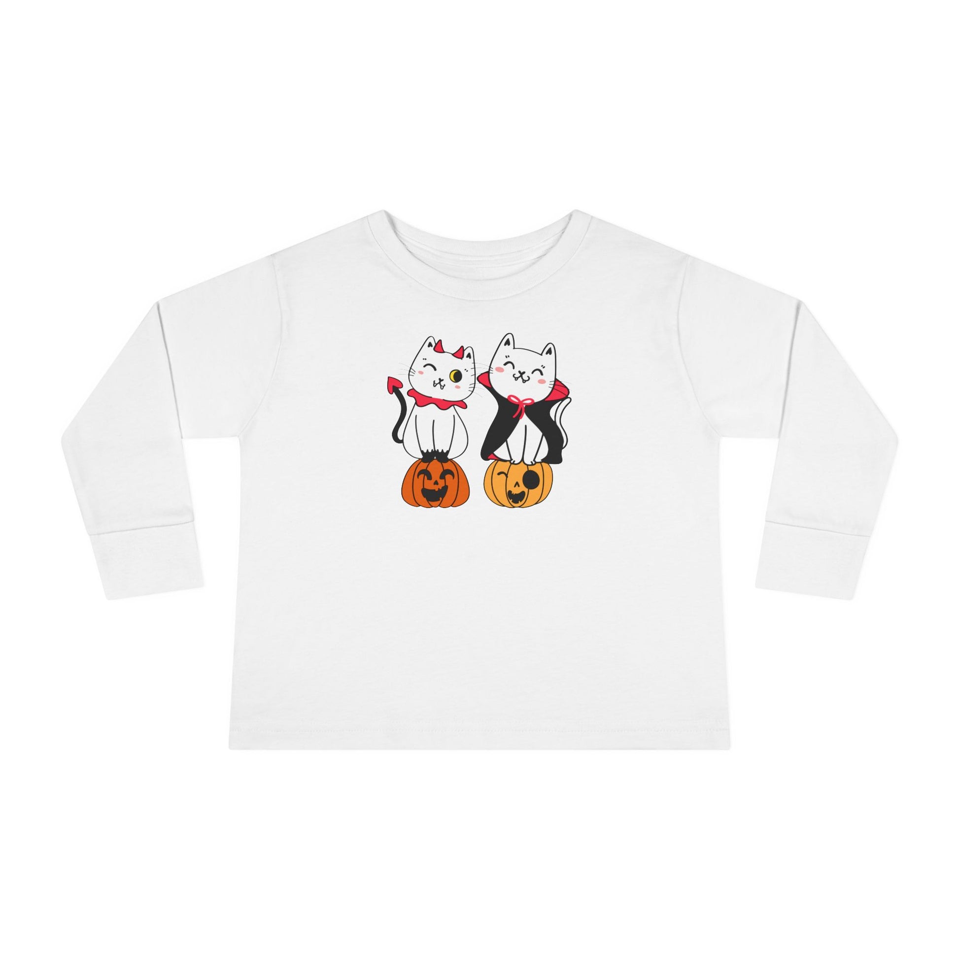 Vampire Kitties Toddler Long Sleeve Tee - Kids clothes - Epileptic Al’s Shop