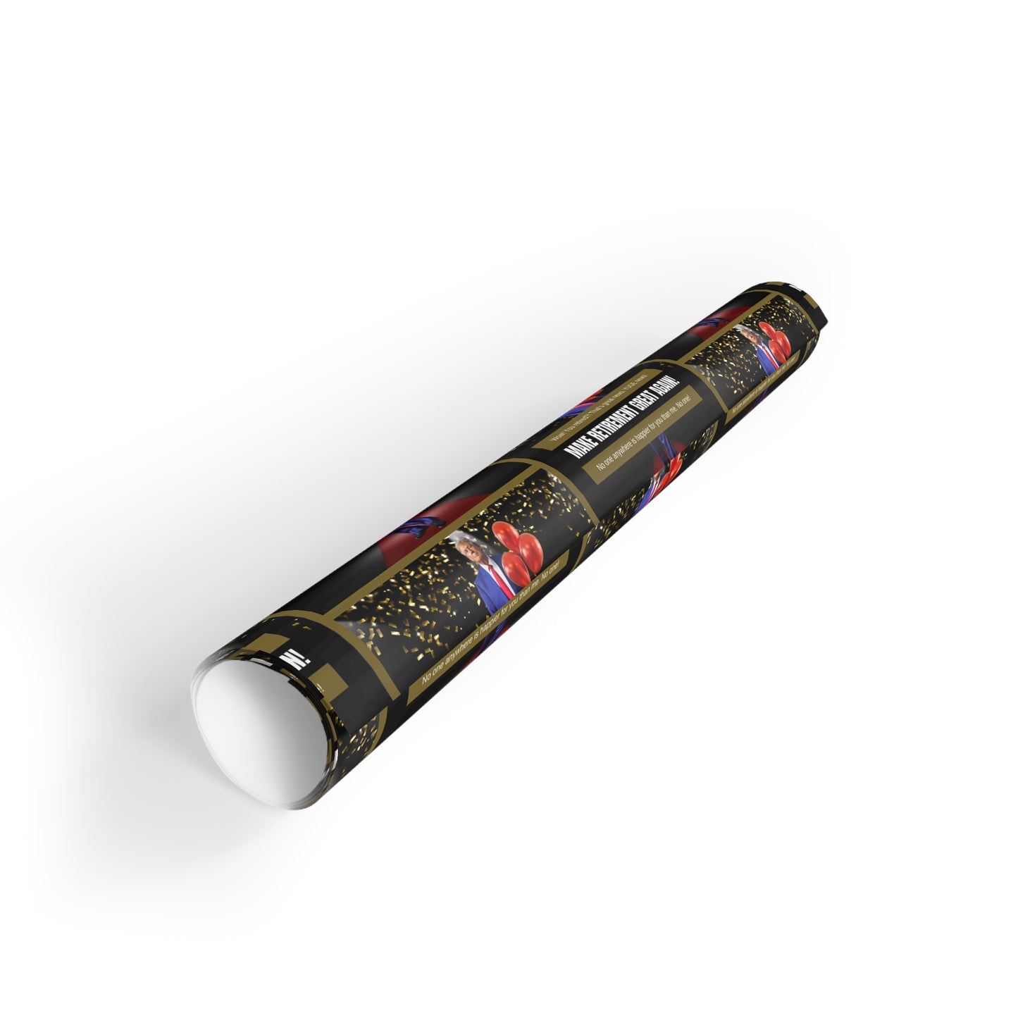 Trump Retirement Best Wishes Gift Wrapping Paper Rolls, 1pc