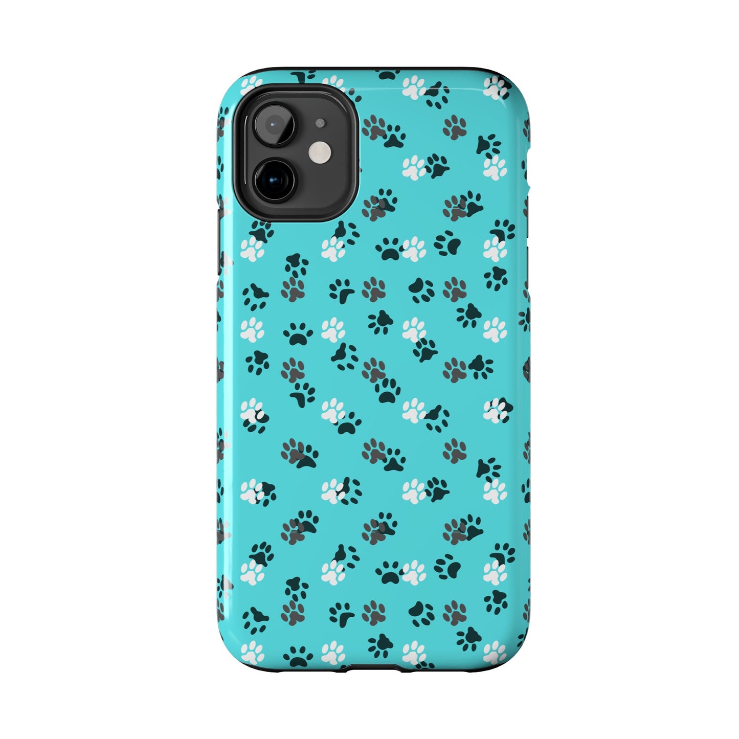 Teal Paws Tough Phone Cases - Phone Case - Epileptic Al’s Shop