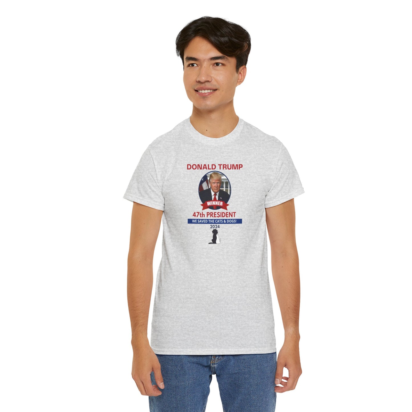 Donald Trump 47th President Unisex Heavy Cotton Tee