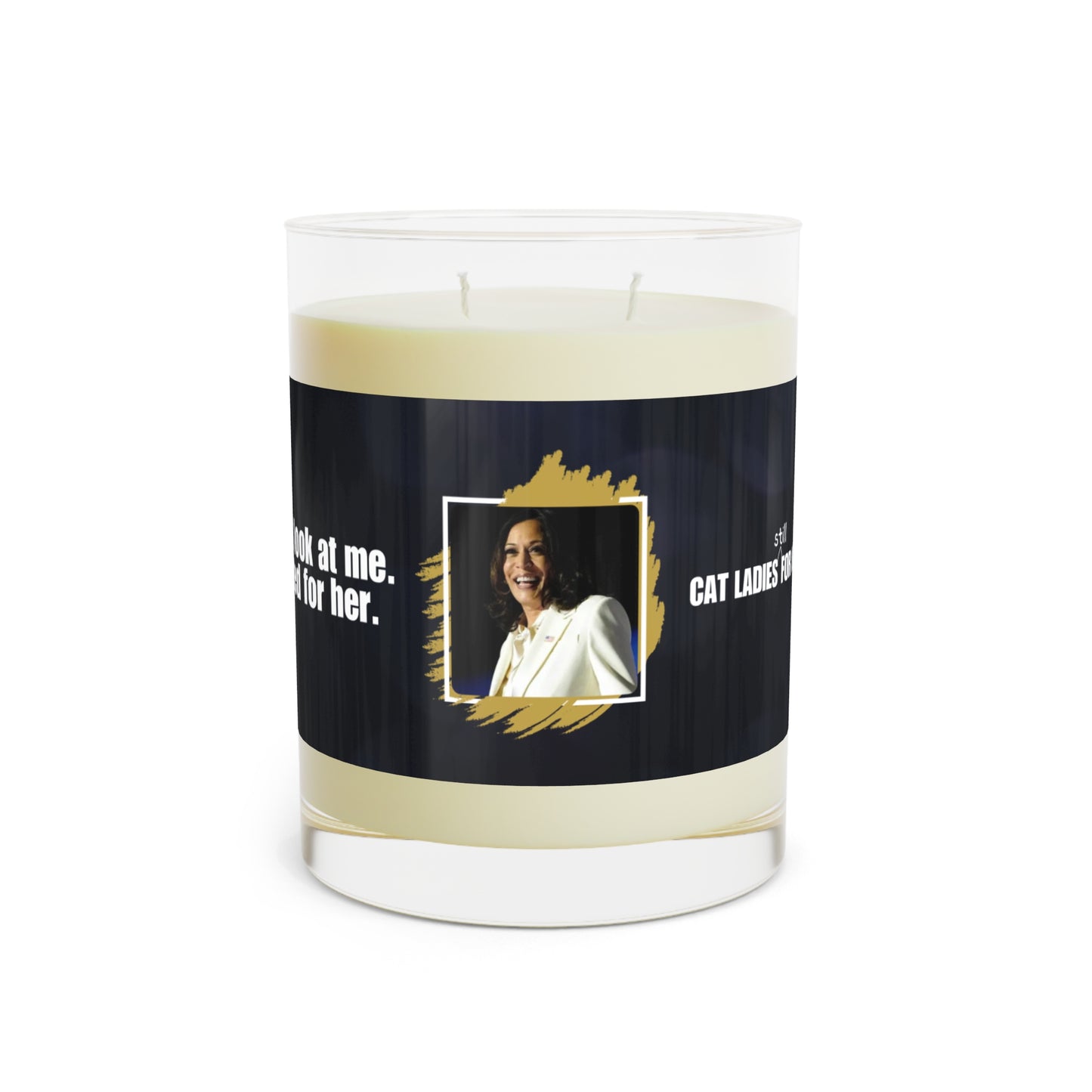 Don't Look at Me - Voted for Kamala Scented Candle - Full Glass, 11oz