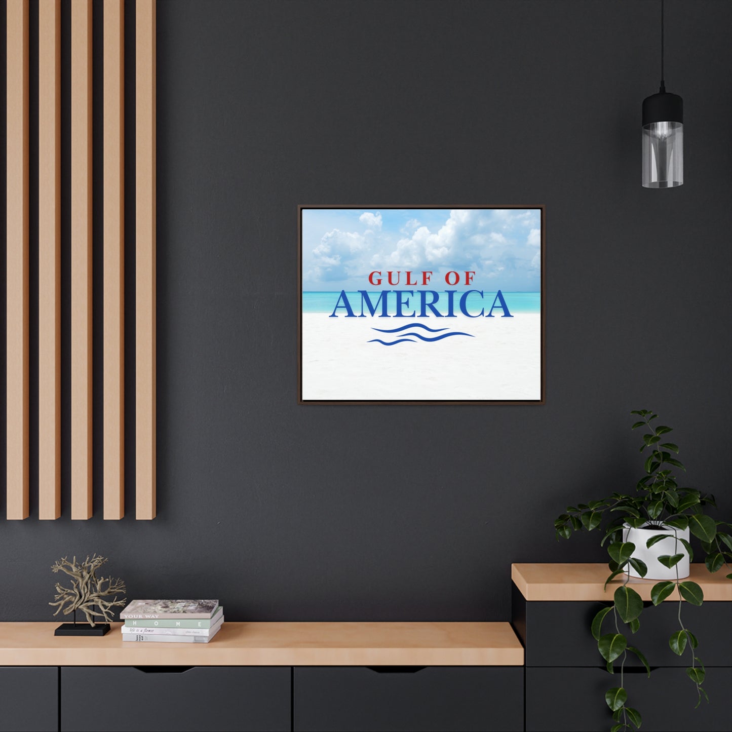 Gulf of America Canvas Wrap - Coastal Wall Art for Beach Lovers