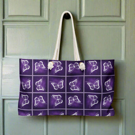 Epilepsy Butterfly Weekender Bag Printify