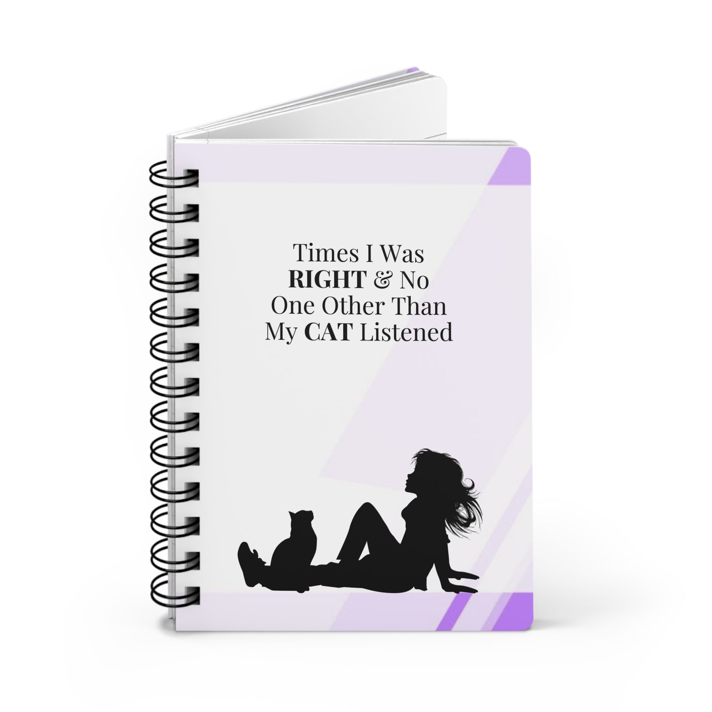 Times I Was Right Spiral Bound Journal