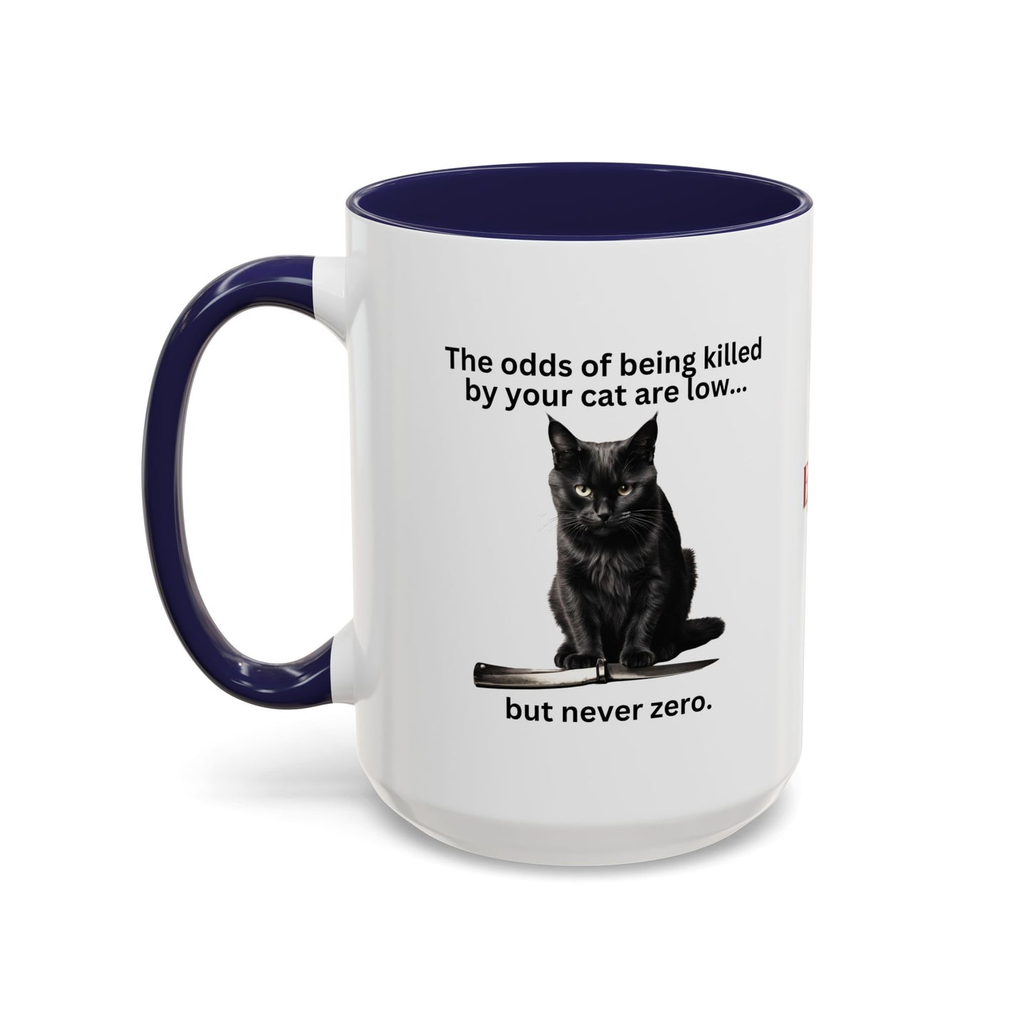 Killer Cat Odds Accent Coffee Mug (11, 15oz)