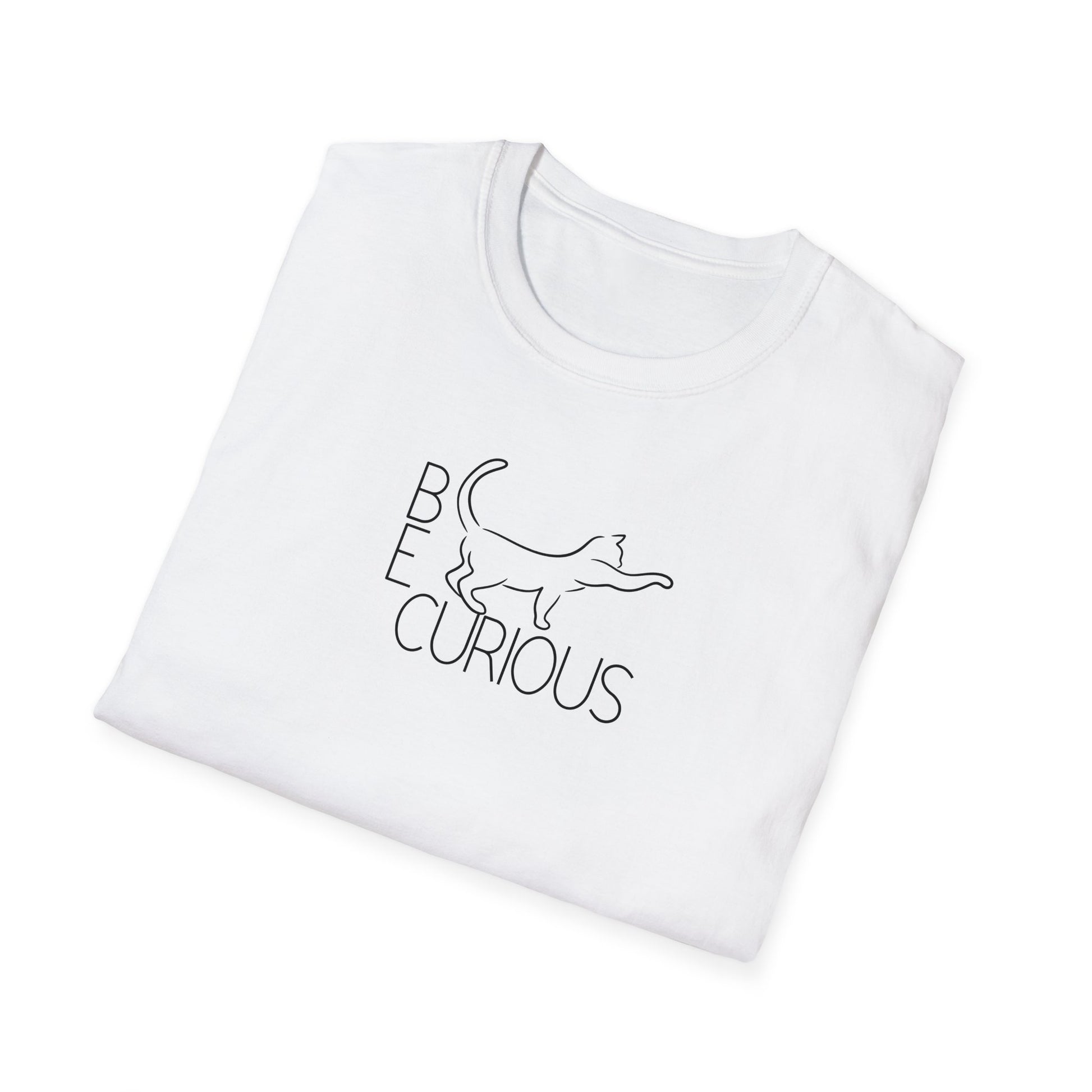 Be Curious Unisex Softstyle T - Shirt - T - Shirt - Epileptic Al’s Shop