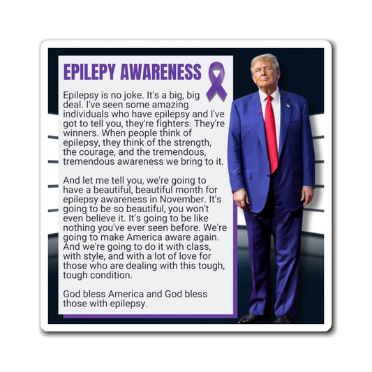 Trump Epilepsy Awareness Magnets