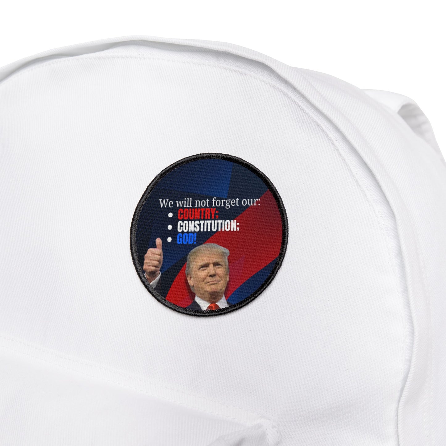 Trump Country Constitution God Iron-On Patches