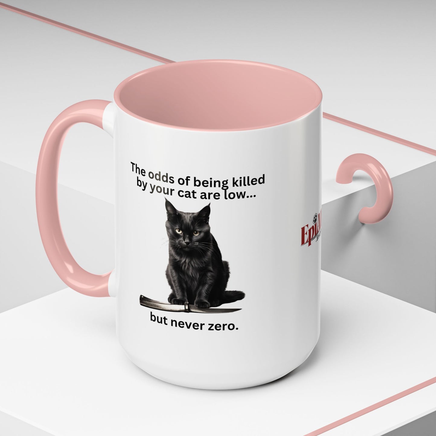 Killer Cat Odds Accent Coffee Mug (11, 15oz)