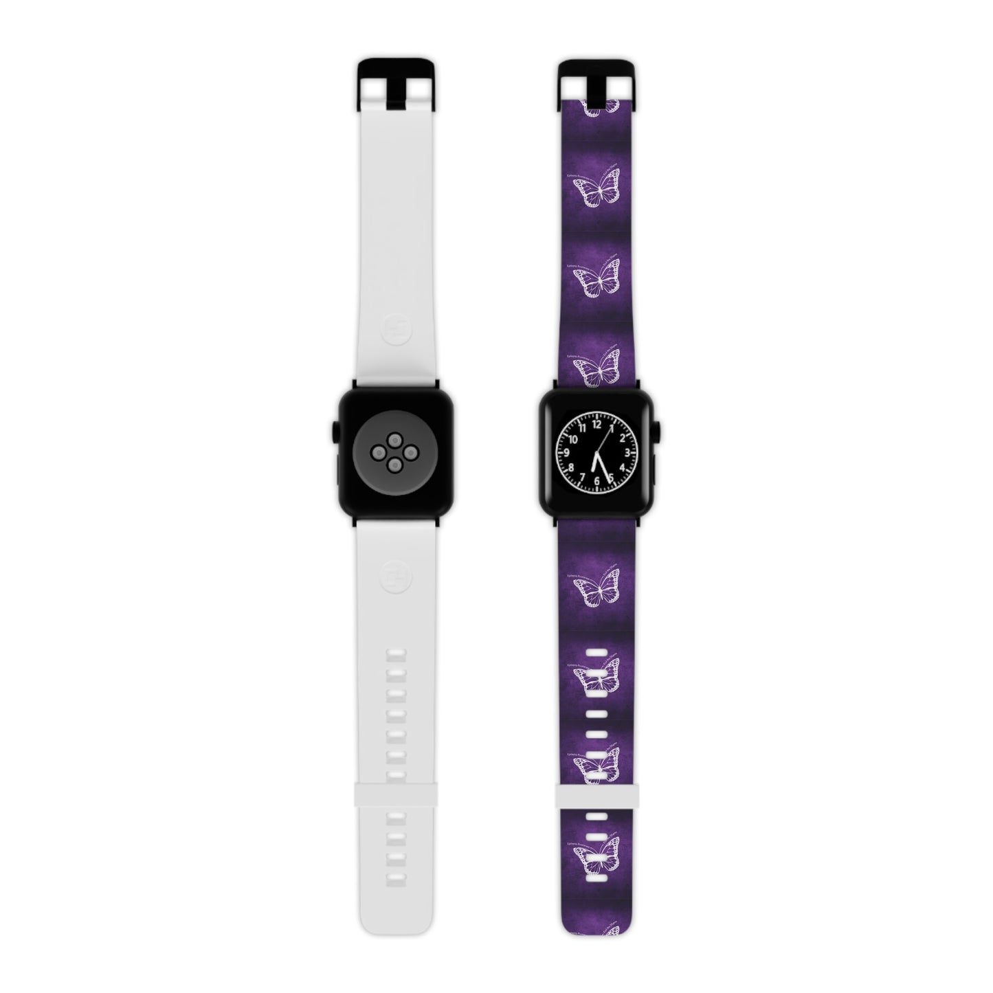 Purple Butterfly Apple Watch Band for Epilepsy Awareness