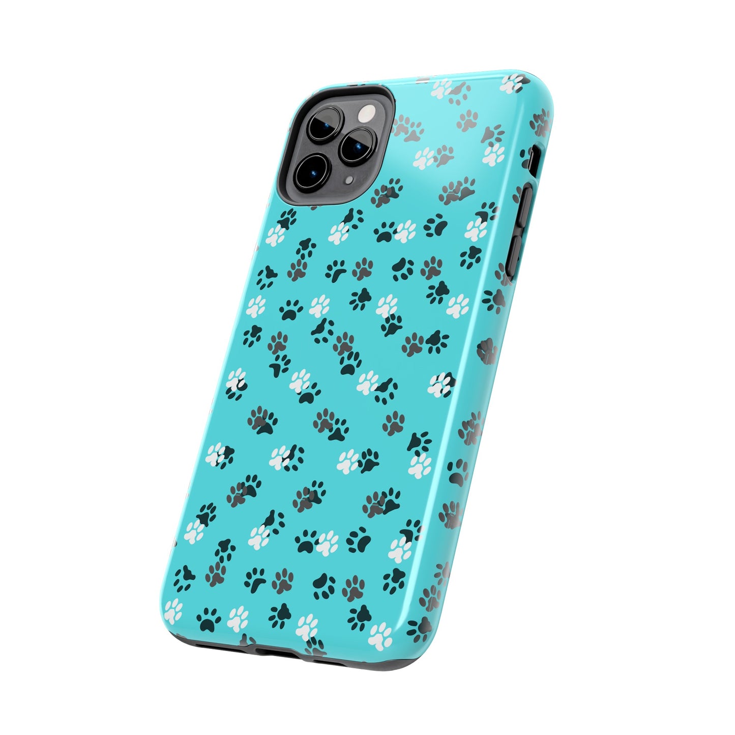 Teal Paws Tough Phone Cases - Phone Case - Epileptic Al’s Shop