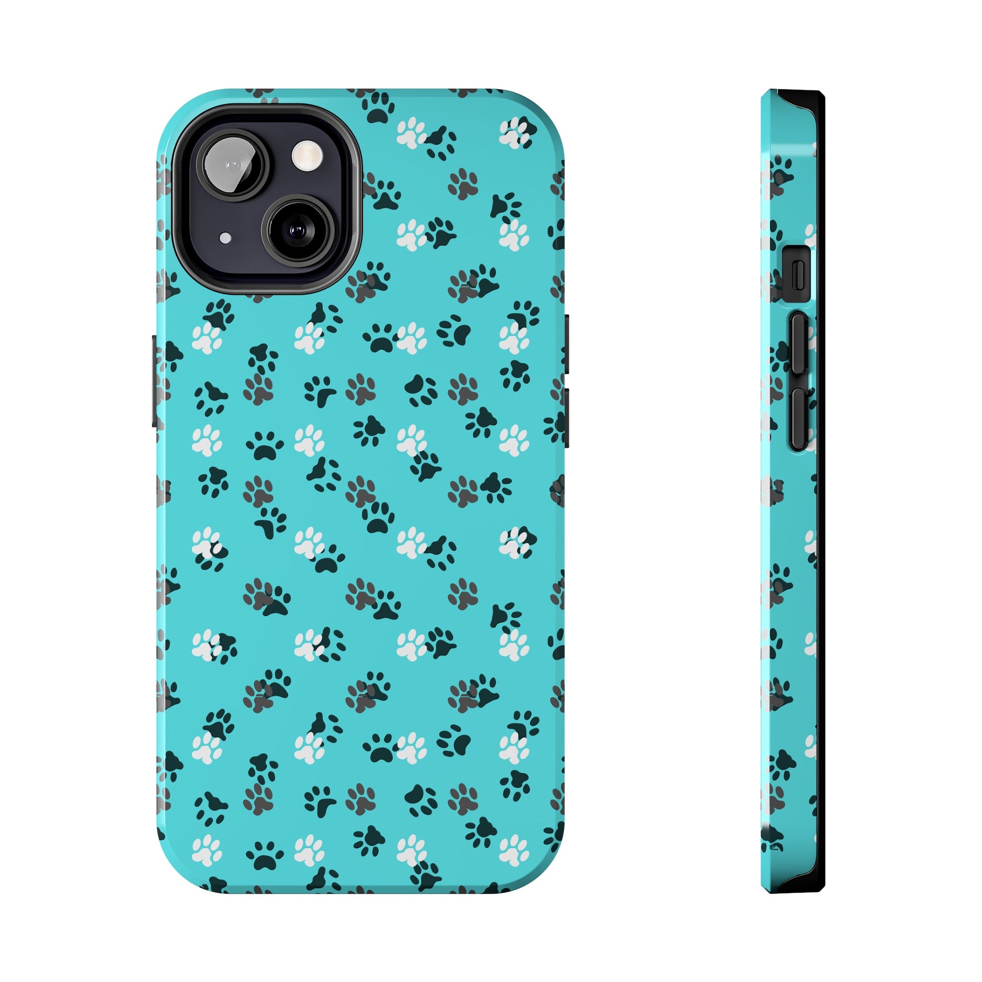 Teal Paws Tough Phone Cases - Phone Case - Epileptic Al’s Shop