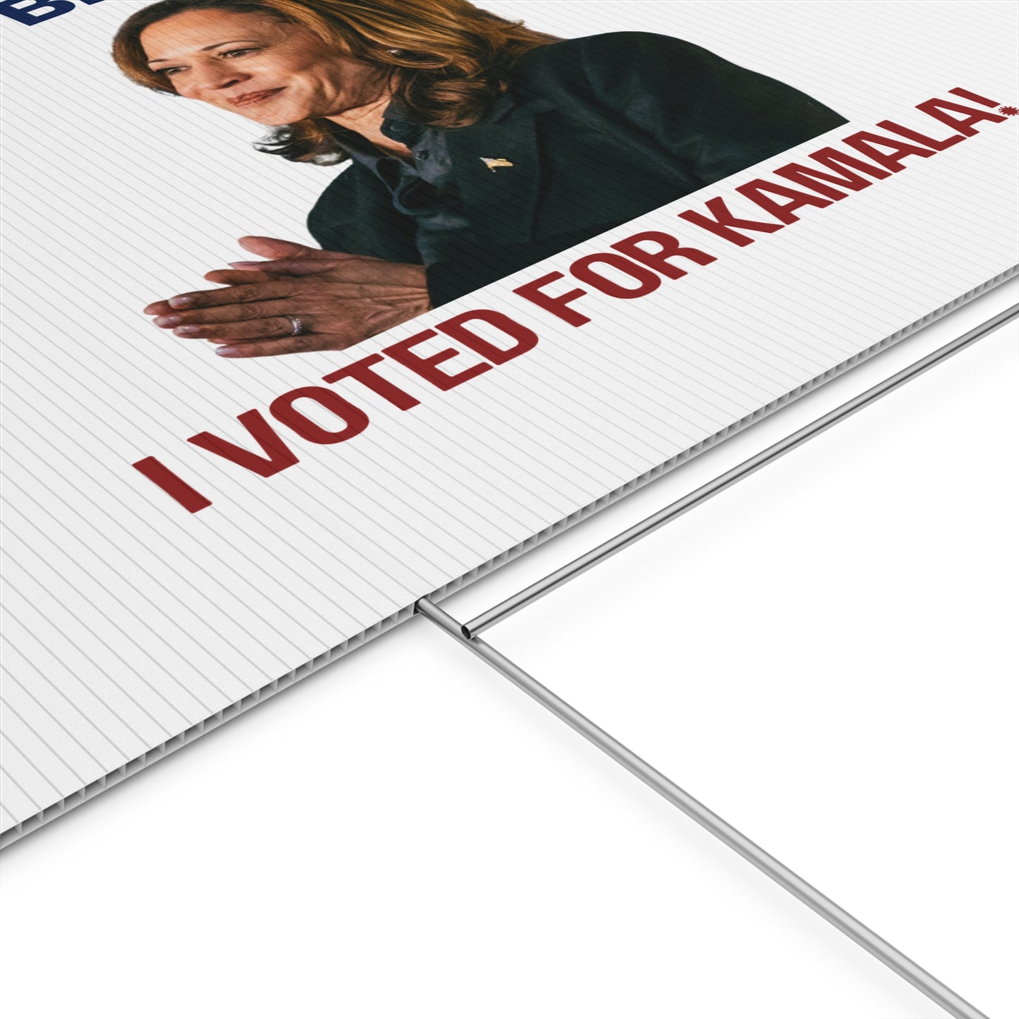 Kamala Harris Political Yard Sign - "Don't Blame Me! I Voted for Kamala!"