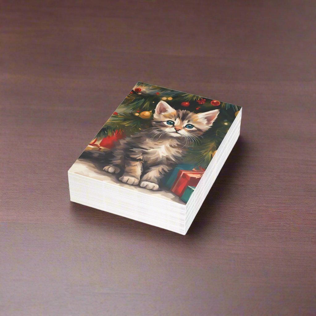 Kittenly Christmas Postcard Bundles (envelopes included)