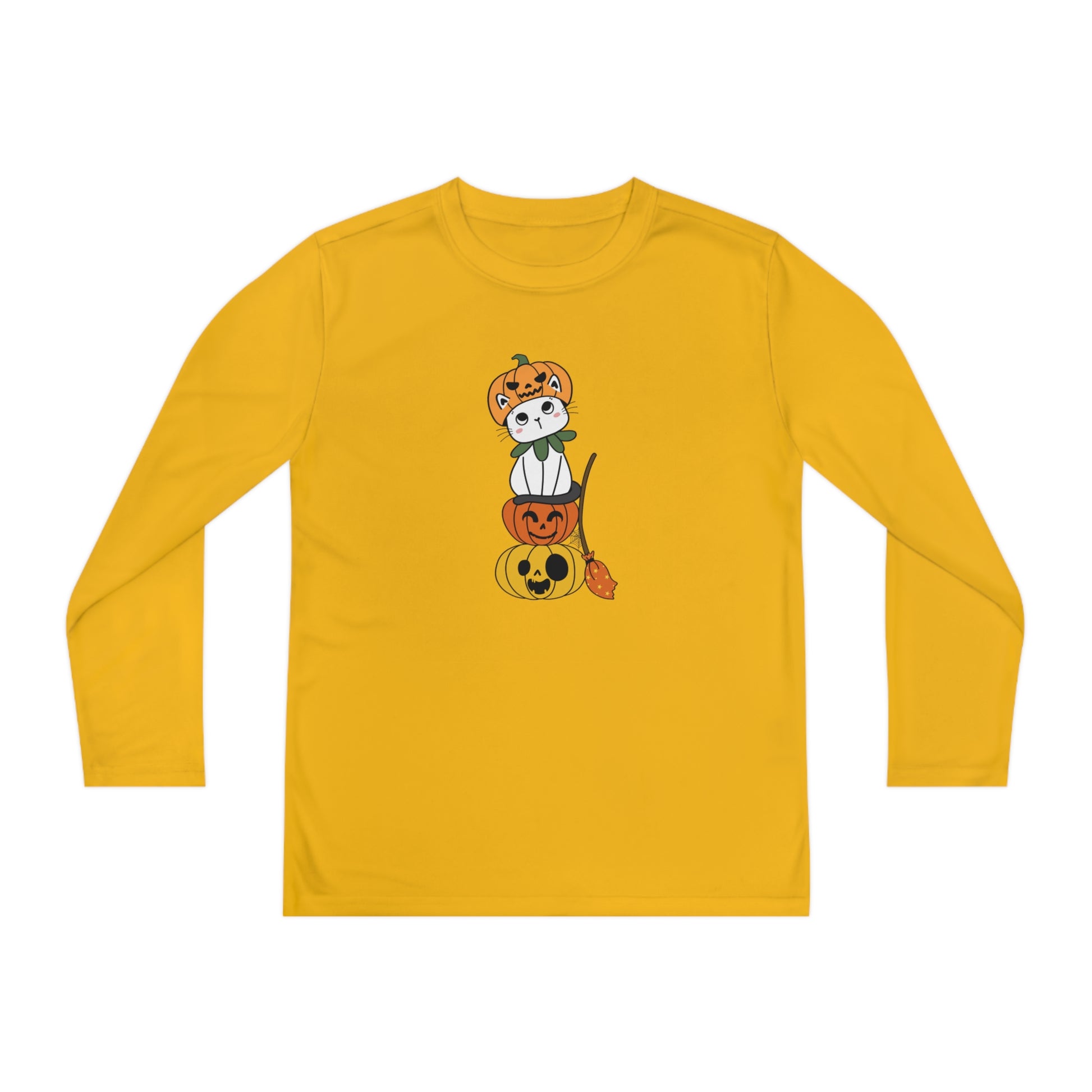 Halloween Youth Long Sleeve Competitor Tee - Kids clothes - Epileptic Al’s Shop