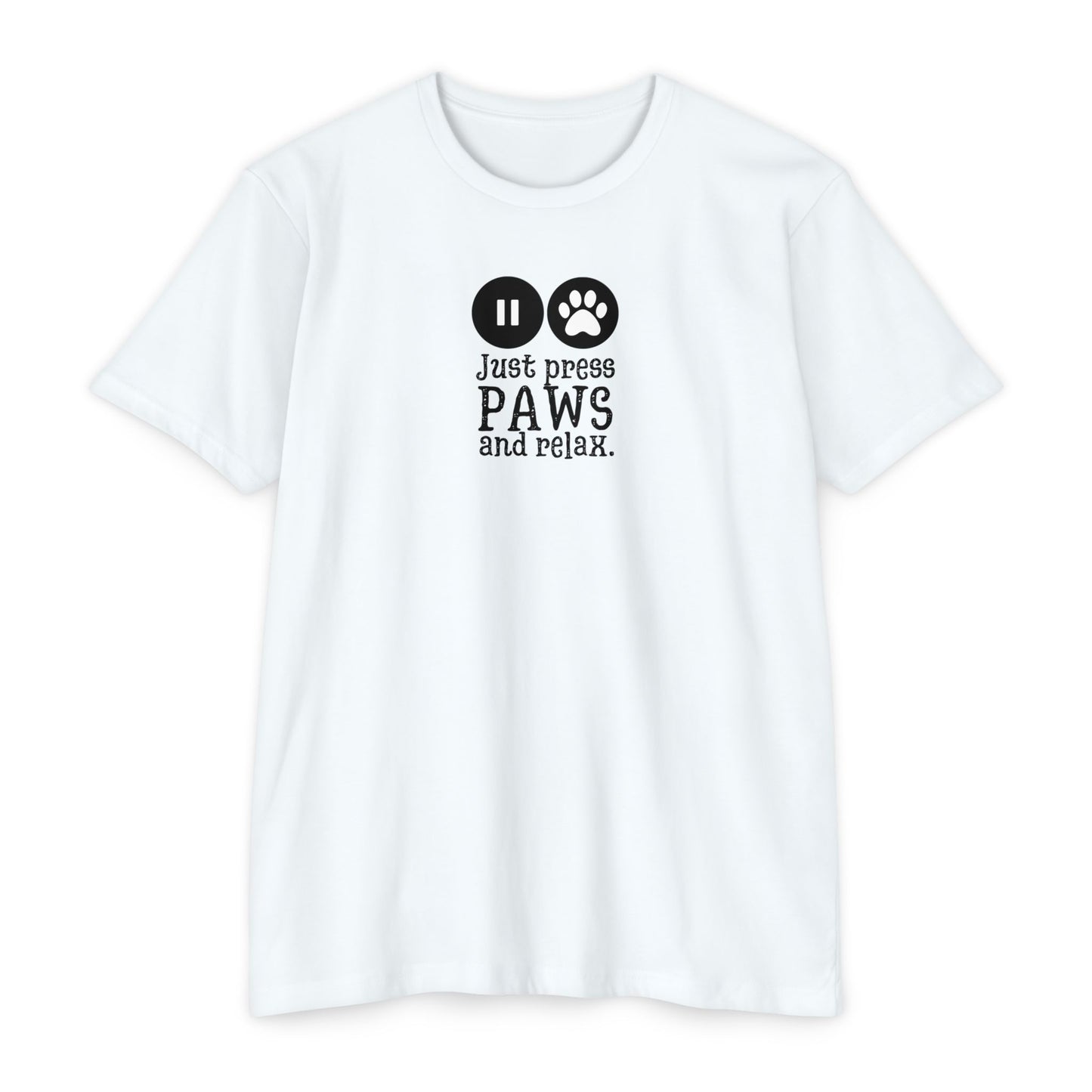 Just Press Paws Unisex CVC Short Sleeve Jersey T - shirt - T - Shirt - Epileptic Al’s Shop