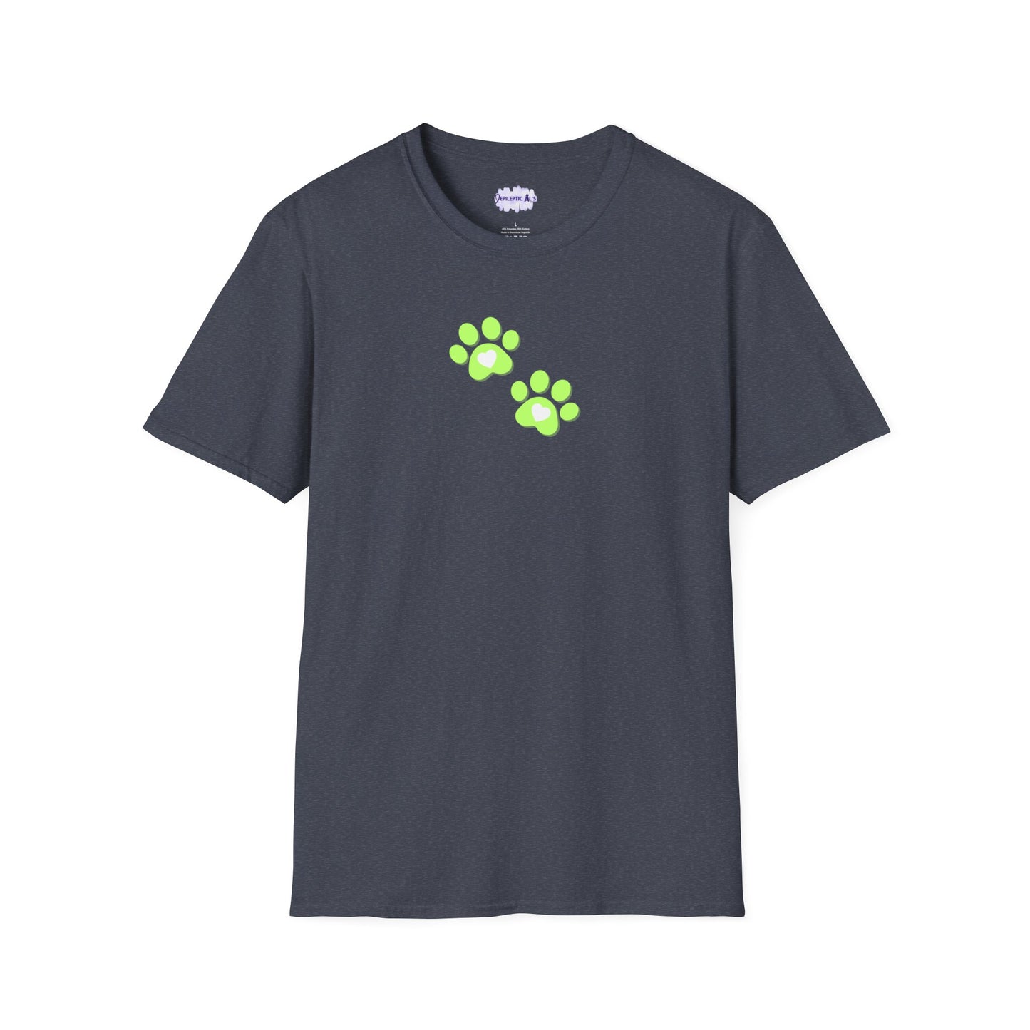 Hearty Paws Unisex Softstyle T - Shirt - T - Shirt - Epileptic Al’s Shop