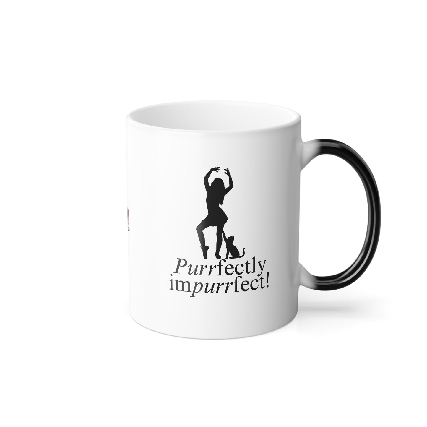 Purrfectly Impurrfect Color Morphing Mug, 11oz