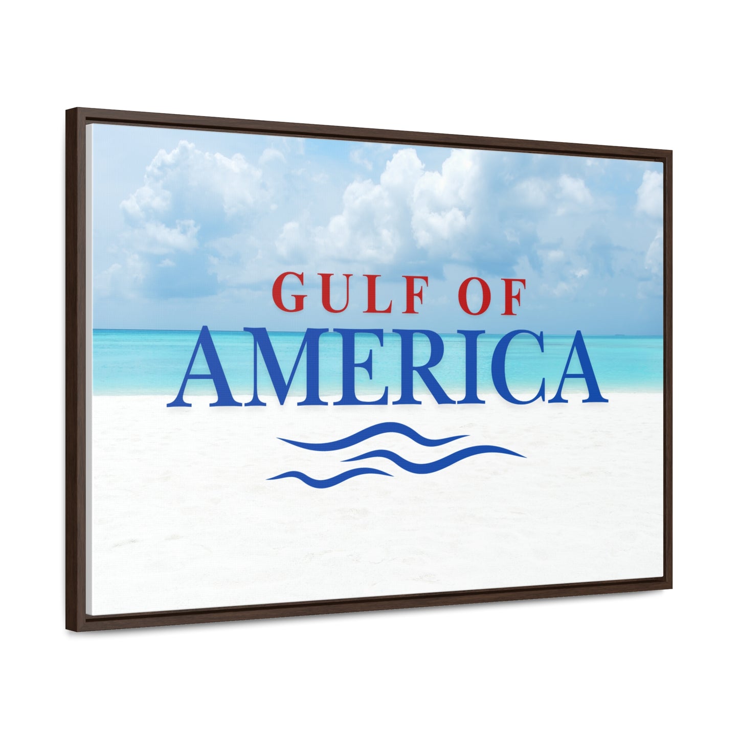 Gulf of America Canvas Wrap - Coastal Wall Art for Beach Lovers