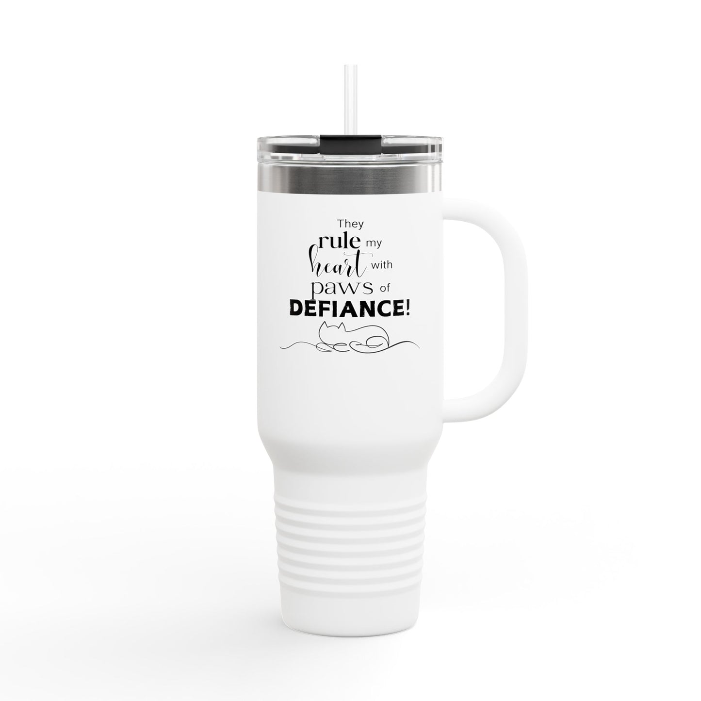 Paws of Defiance Insulated Travel Mug, 40oz