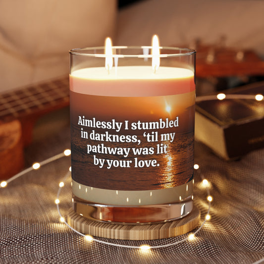 Aimlessly Scented Candle - Full Glass, 11oz