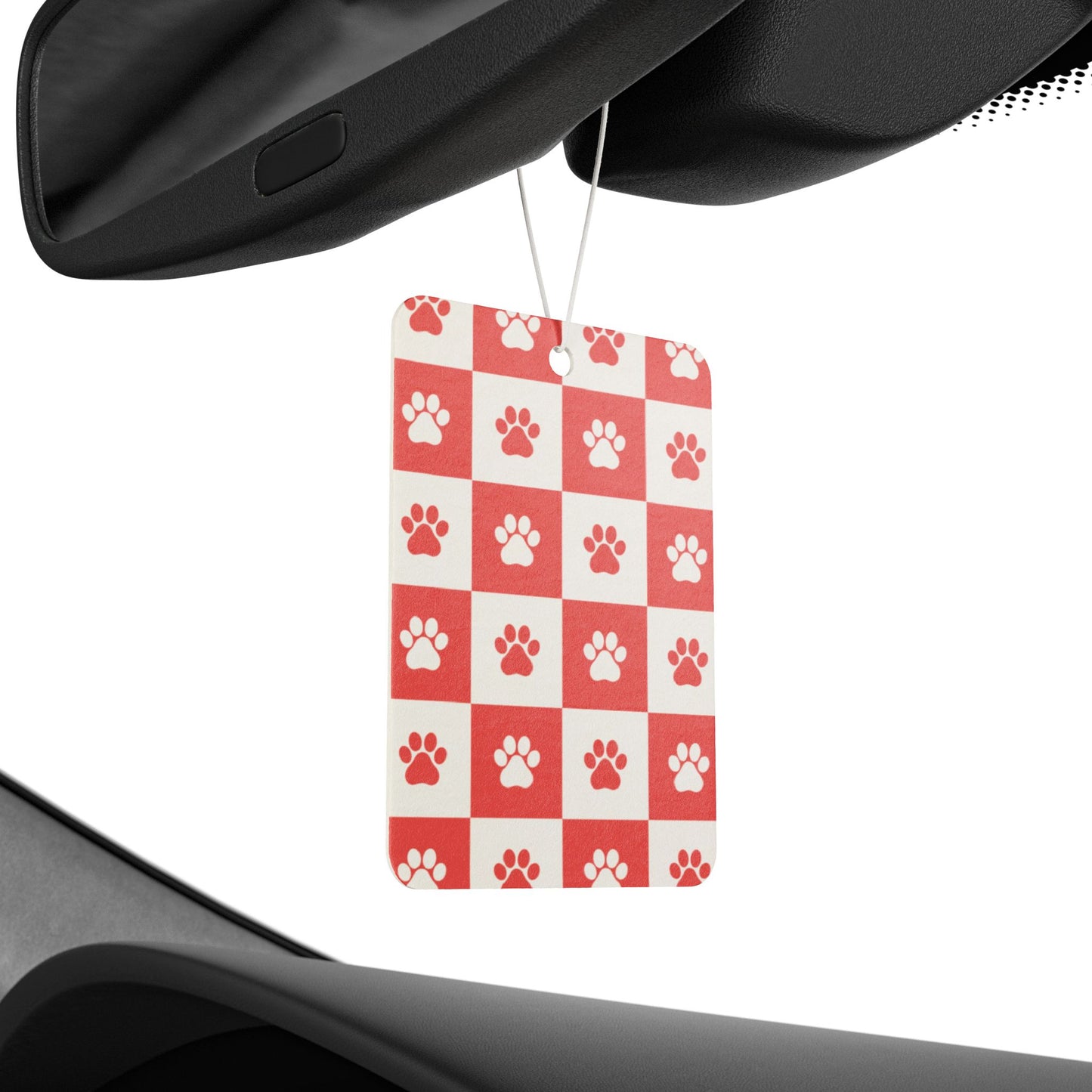 Gingham Paws Car Air Freshener