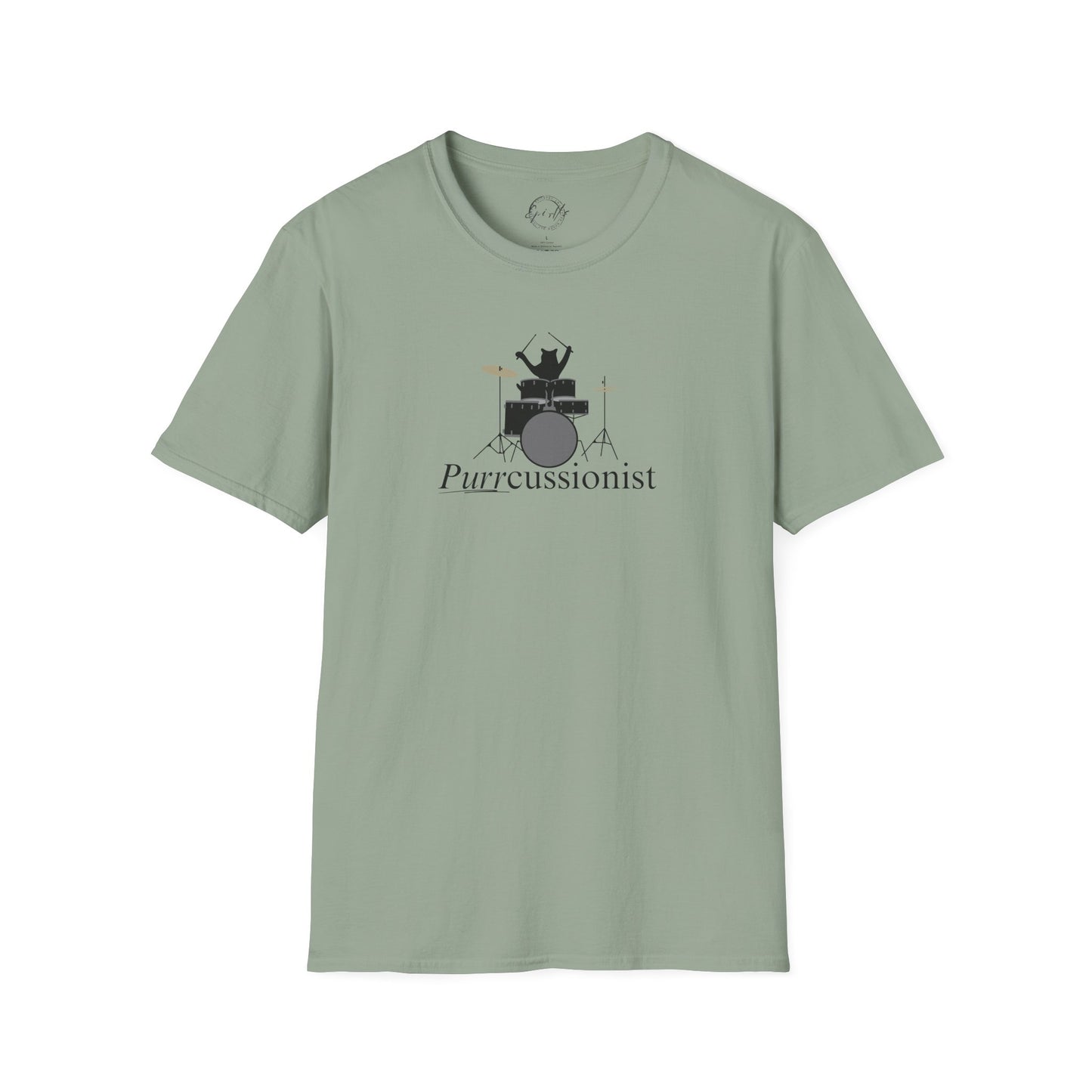 Purrcussionist Unisex Softstyle T-Shirt