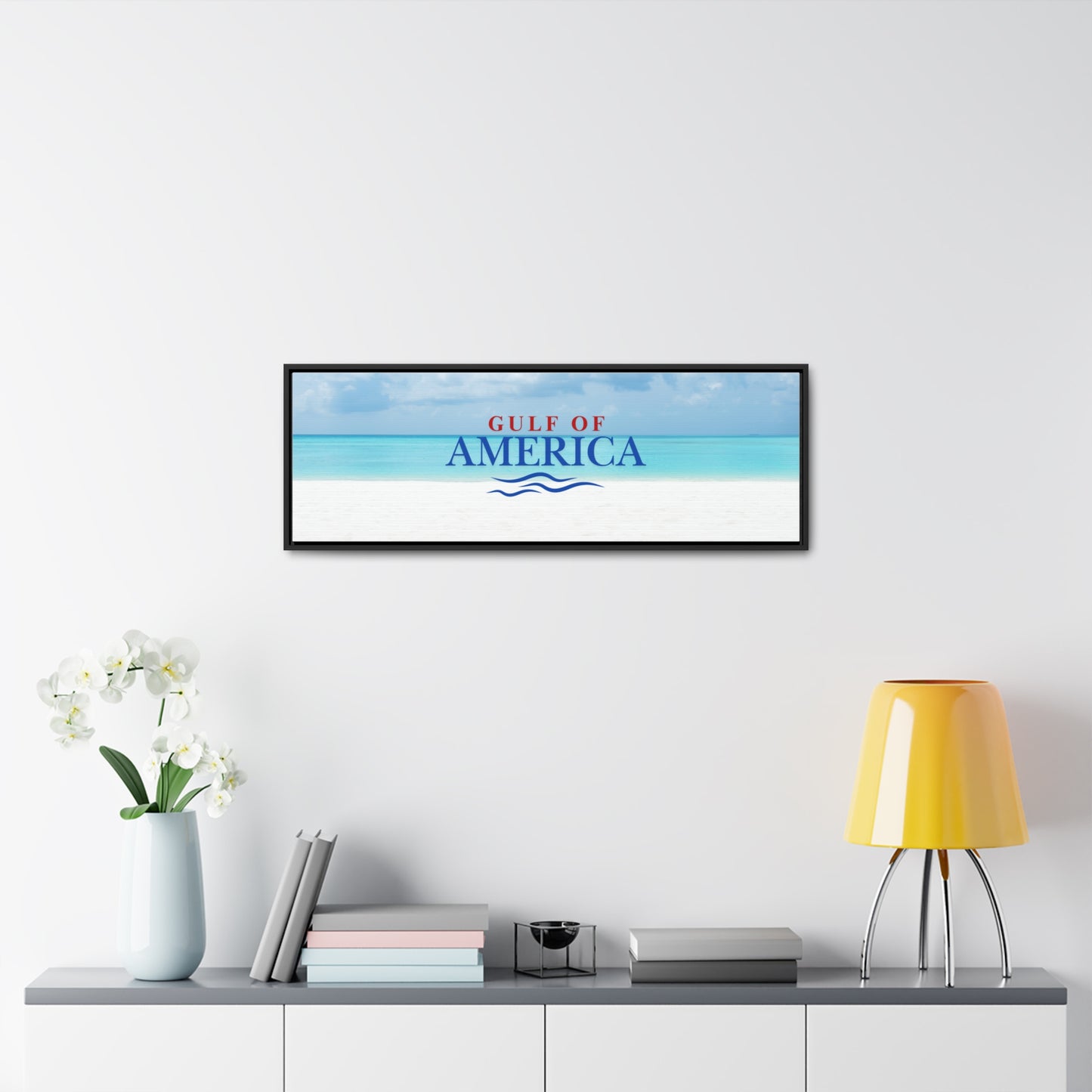 Gulf of America Canvas Wrap - Coastal Wall Art for Beach Lovers