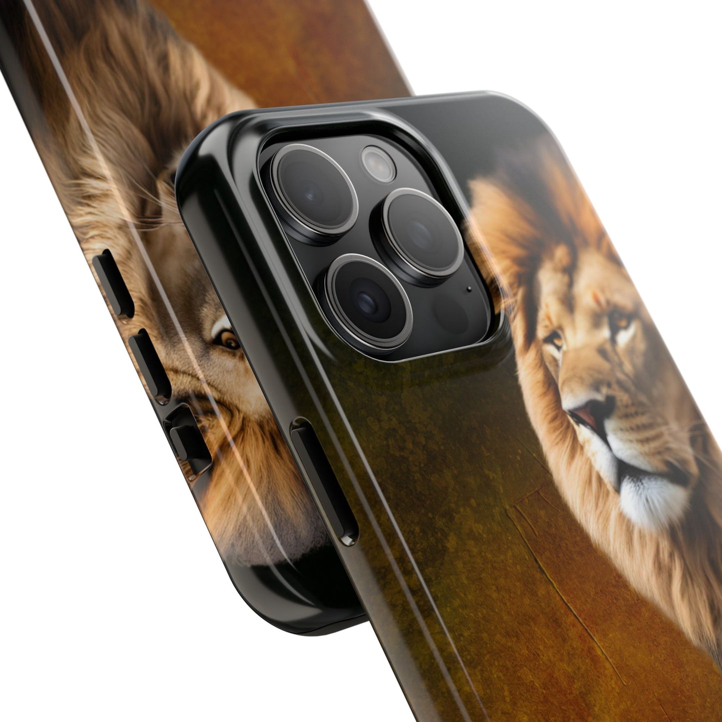 Majestic Lion Tough Phone Case - Durable Protection for Wildlife Lovers