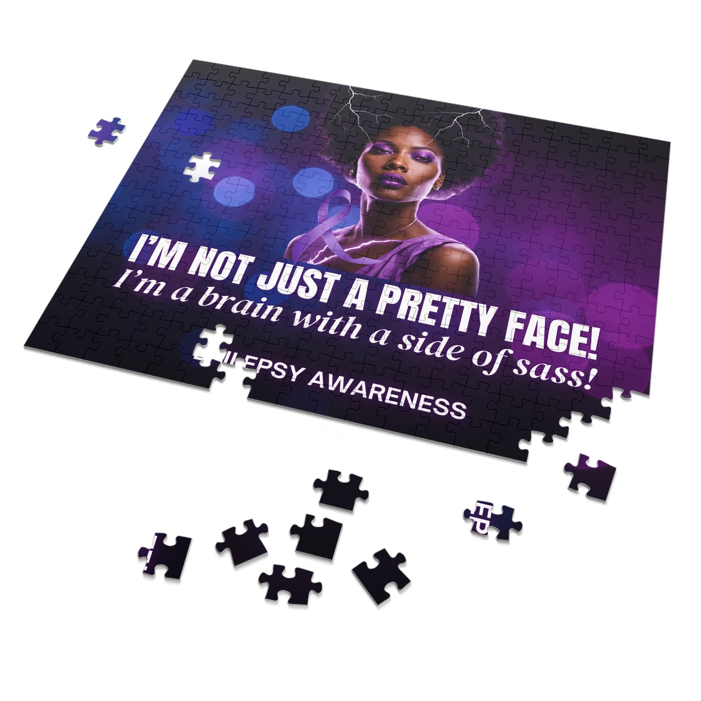 Sassy Brain Jigsaw Puzzle with Tin