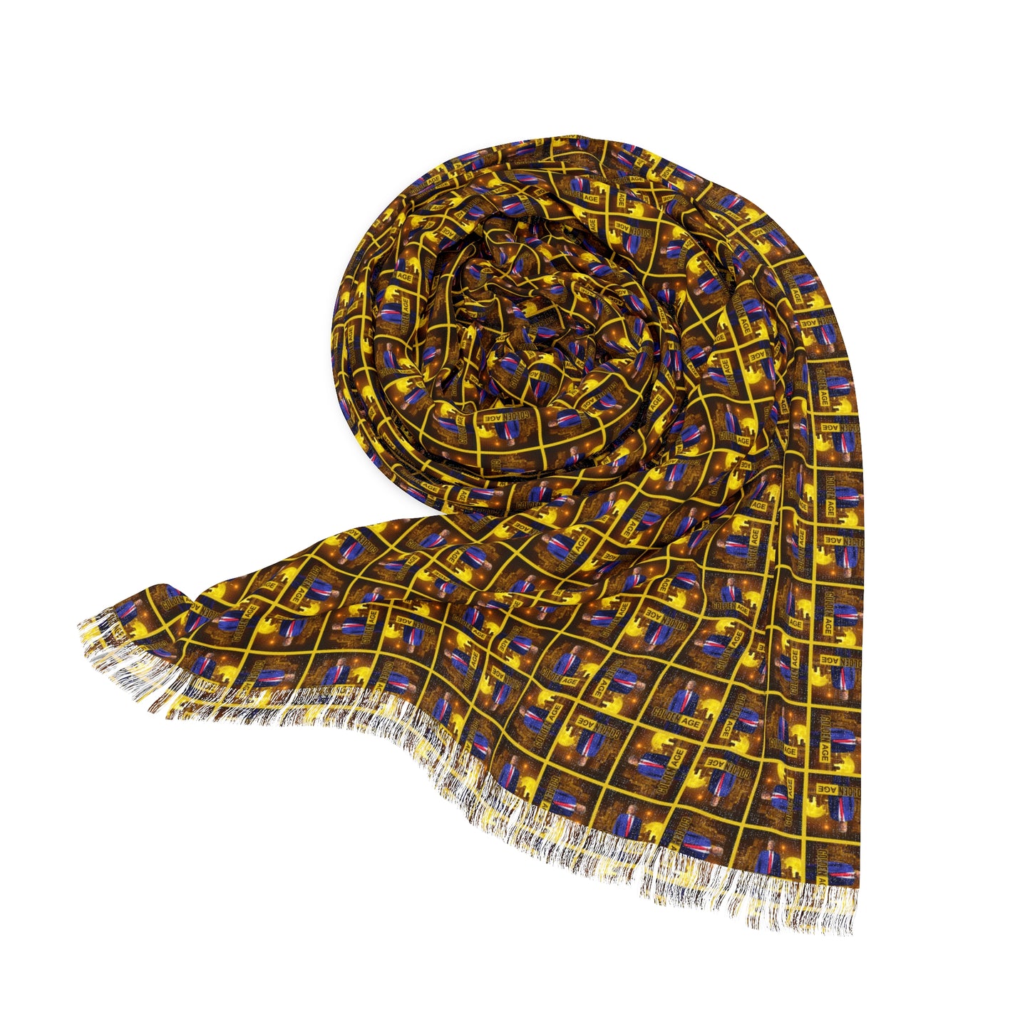 Trump Golden Age Pattern Light Scarf