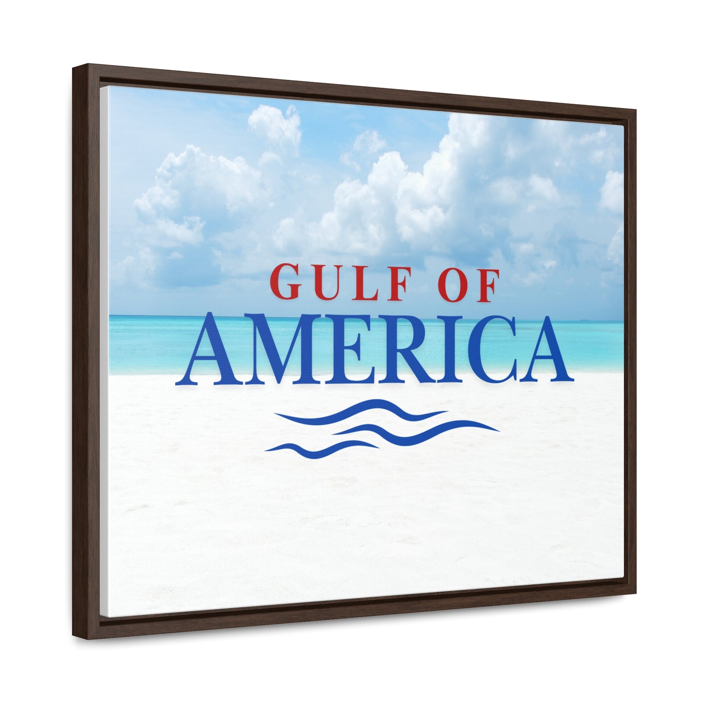 Gulf of America Canvas Wrap - Coastal Wall Art for Beach Lovers